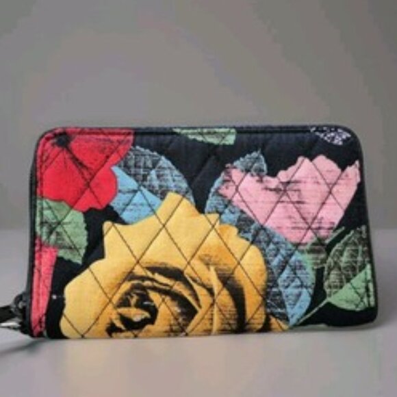Vera Bradley Havana Rose RFID Grab and Go  Wallet Floral - Picture 1 of 5